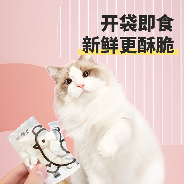 撸宠 宠粮伴侣每日冻干鸡胸肉鸡肉冻干生骨鲜肉猫狗零食宠物食品