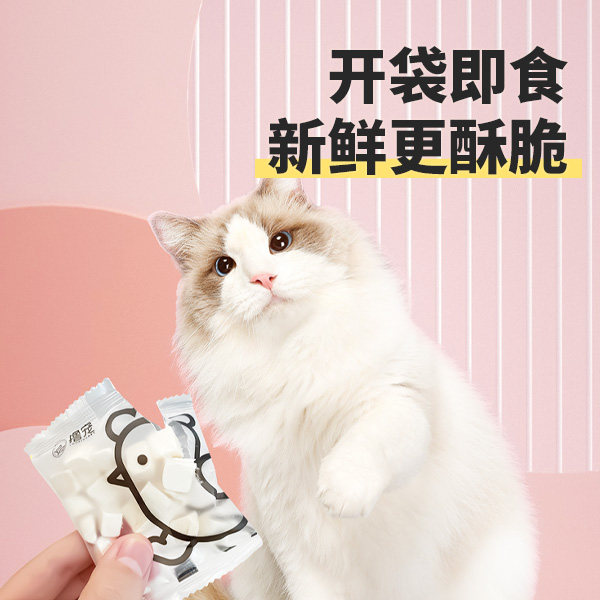 Daily freeze-dried chicken pet food companion