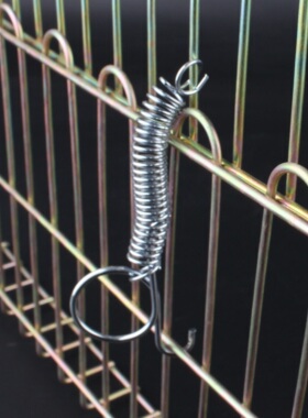 Chicken Quail Rabbit Pigeon Cage Door Metal Material Spring