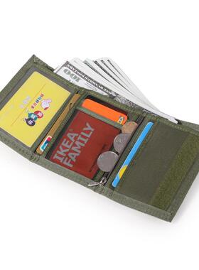 Nylon Trifold Casual Wallet for Male Men Women Young Novelty
