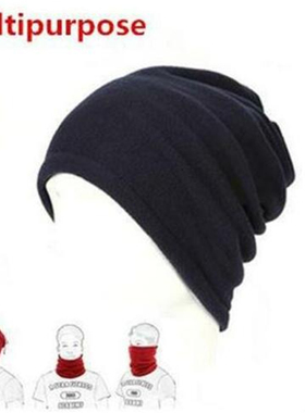 1PC 3in1 Winter Unisex Women Men Sports Thermal Fleece Scarf