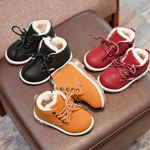 Winter Children Casual Shoes Autumn Martin Boots Boys Shoes - 图3
