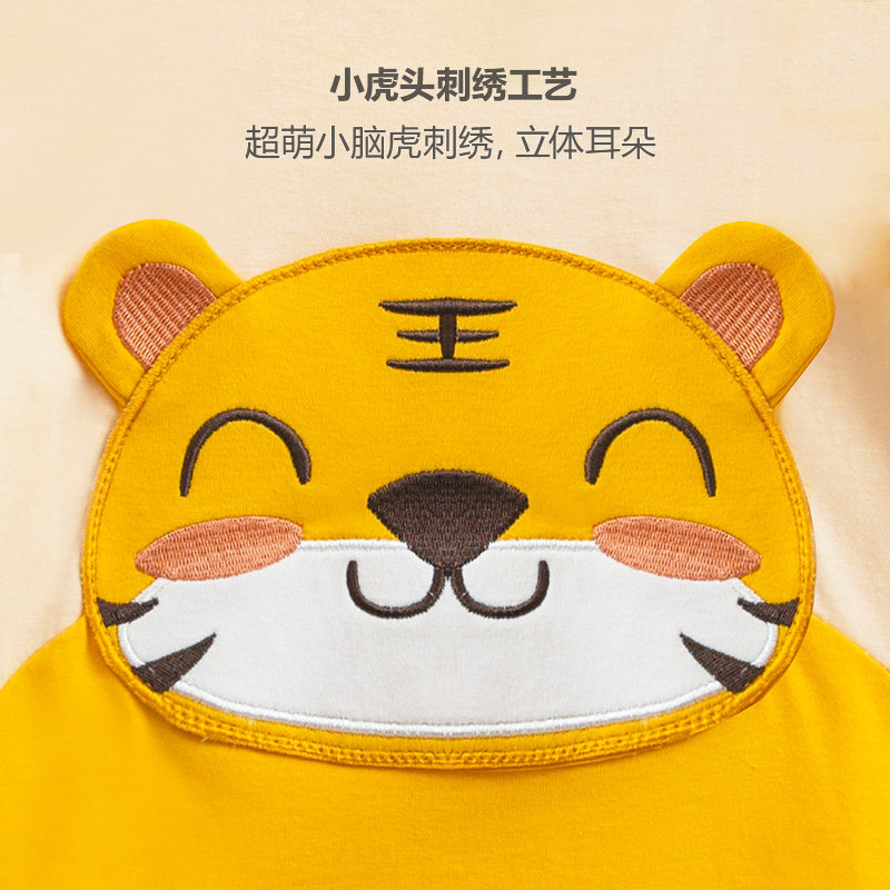 男宝宝春秋装纯棉超萌虎年服连体衣 Carmellania连身衣/爬服/哈衣