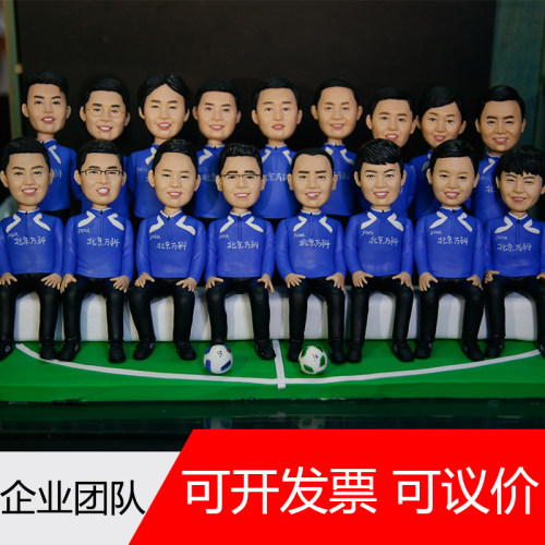 创意泥人蜡像手办照片手工diy软陶人偶真人公仔生日情人节礼物 - 图2