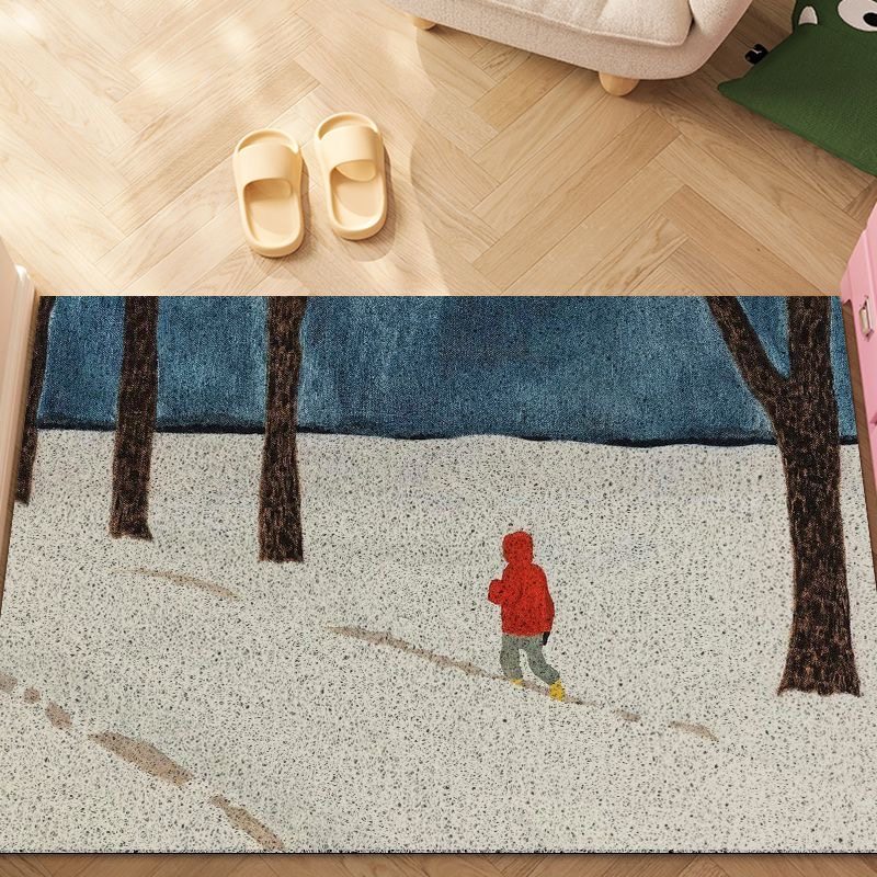 治愈系复古油画卡通入户门地垫丝圈地毯门垫进门口除尘防滑脚垫子,淘宝优惠券,粉丝福利购,淘宝优惠卷