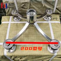 Thickened manufacturer direct sales 304 stainless steel refuting claw 201 glass claw point style curtain wall accessories 200 type rain shed claw