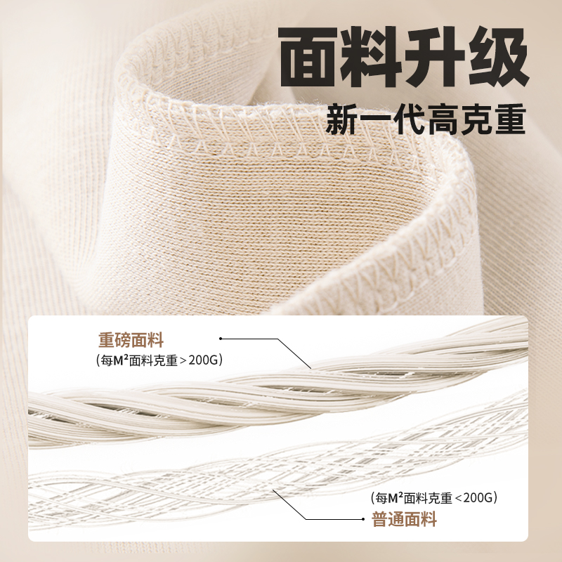 森马集团加绒外套男卫衣加厚秋冬圆领新款男士大码重磅长袖打底衫