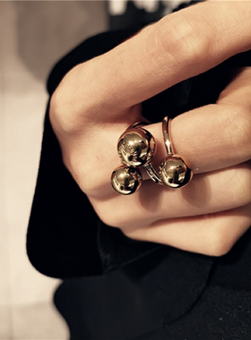 厂家直销星球开口戒指女时尚气质