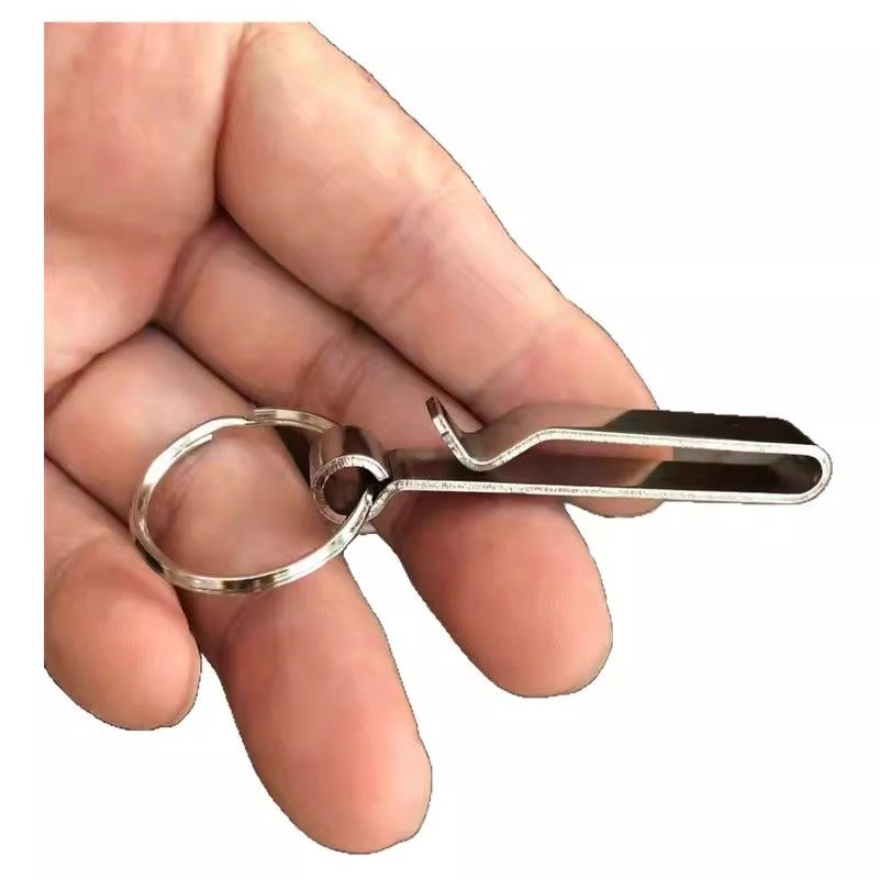 不锈钢钥匙扣中老年人防丢结实腰挂钥匙扣加厚单挂件皮带钥匙扣,淘宝优惠券,粉丝福利购,淘宝优惠卷