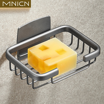 Toilet soap rack free from punching stainless steel soap case wall-mounted home laundry cabinet toilet drain soap box