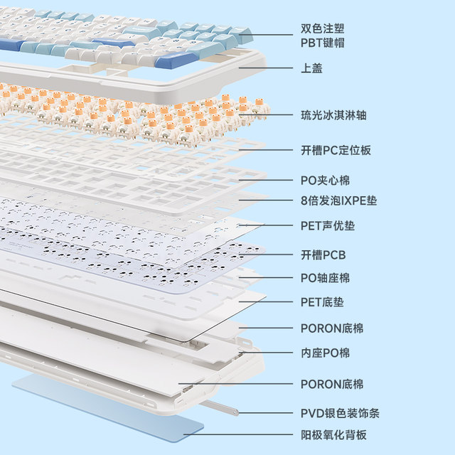 MCHOSE 迈从K99客制化机械键盘gasket结构无线蓝牙三模电竞游戏