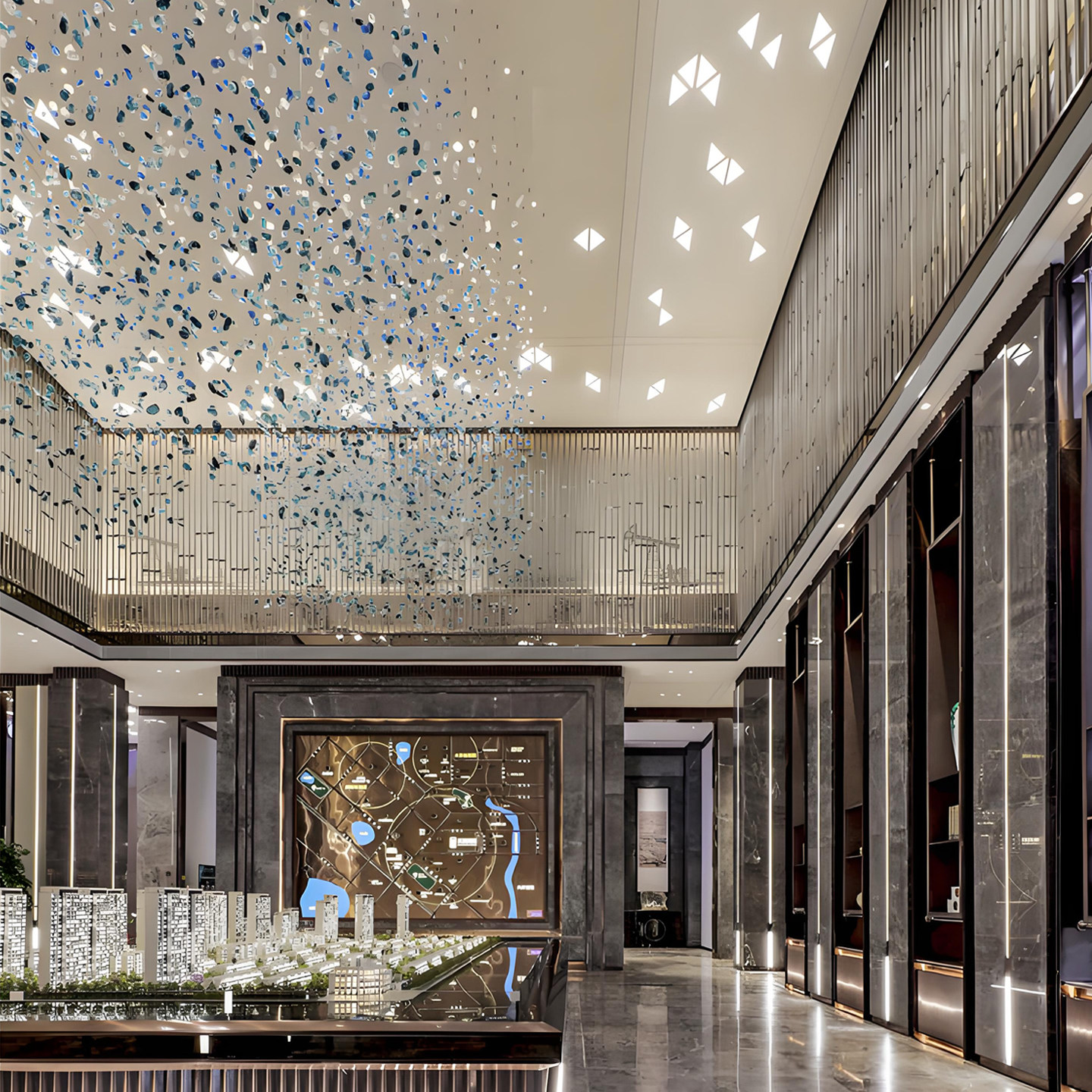 来图定制酒店大堂琉璃石头吊饰灯宴会厅会所灯具售楼部沙盘灯饰,淘宝优惠券,粉丝福利购,淘宝优惠卷