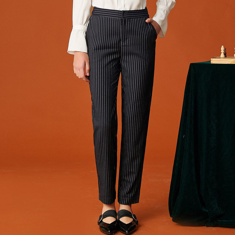 艾格2023夏季新款女装时尚休闲裤子 艾格旗舰休闲裤