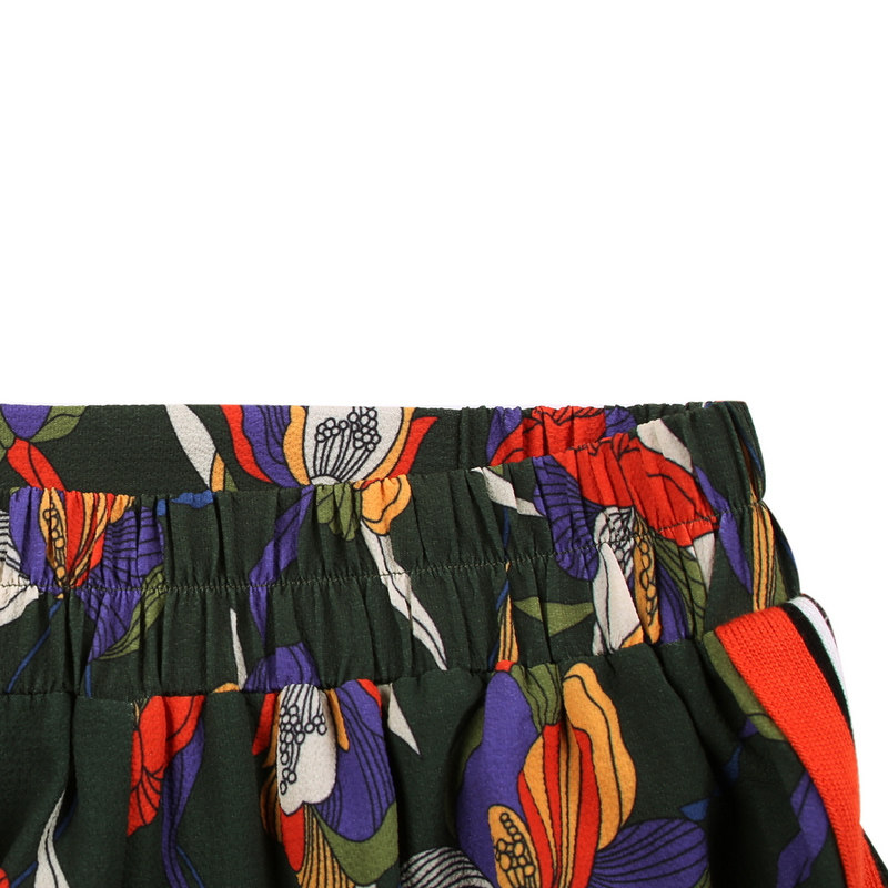 艾格2023夏季新款女装松紧腰阔腿裤 艾格旗舰休闲裤