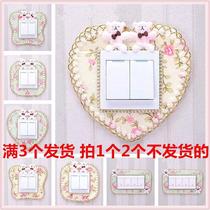 Xinjiang Tibet (new) switch patch socket cover switch sleeve wall patch home cloth switch dust jacket living room