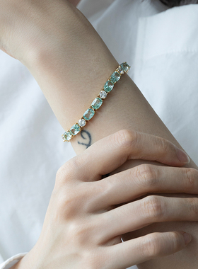 jcj时装珠宝绿宝石手链