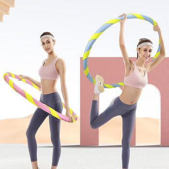 Hula hoop abdominal tightening ເພື່ອເພີ່ມການສູນເສຍ້ໍາຫນັກແມ່ຍິງແອວບາງສໍາລັບຜູ້ໃຫຍ່ອອກກໍາລັງກາຍສາຍແອວ sweat ພິເສດເພື່ອຫຼຸດຜ່ອນ abdominal slimming ປອມ