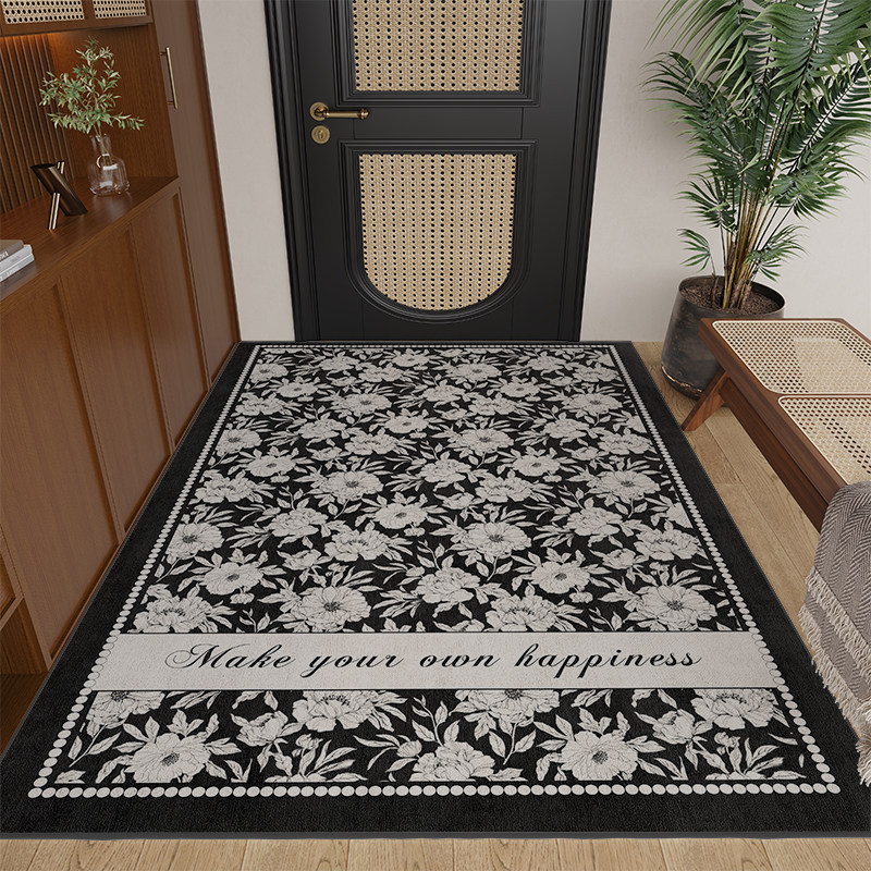高级感地垫入户门垫进门门口脚垫中古玄关垫子家用耐脏防滑地毯,淘宝优惠券,粉丝福利购,淘宝优惠卷