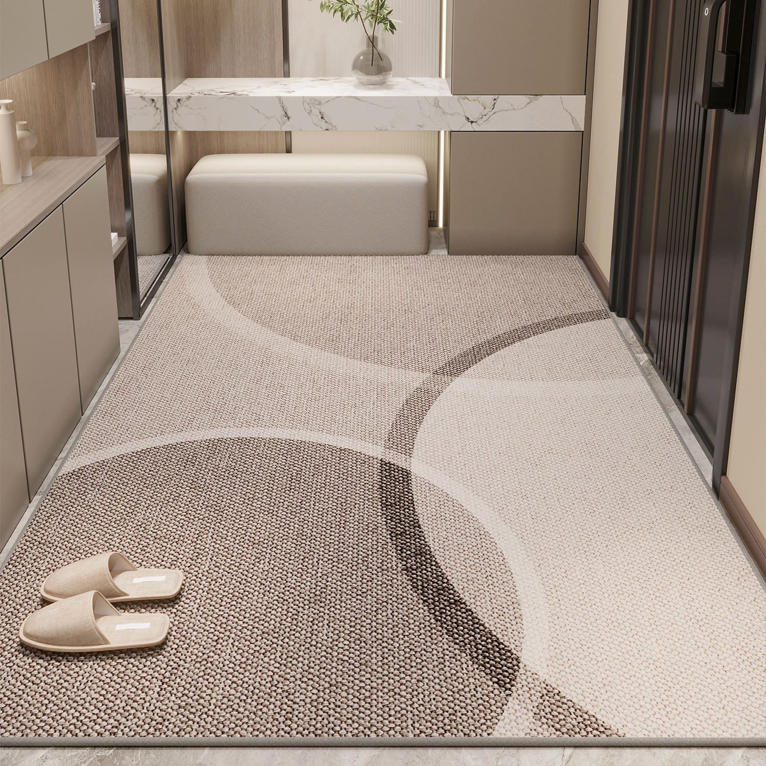 入户门地垫高级轻奢玄关门口进门门垫家用防滑脚垫地毯可裁剪垫子,淘宝优惠券,粉丝福利购,淘宝优惠卷