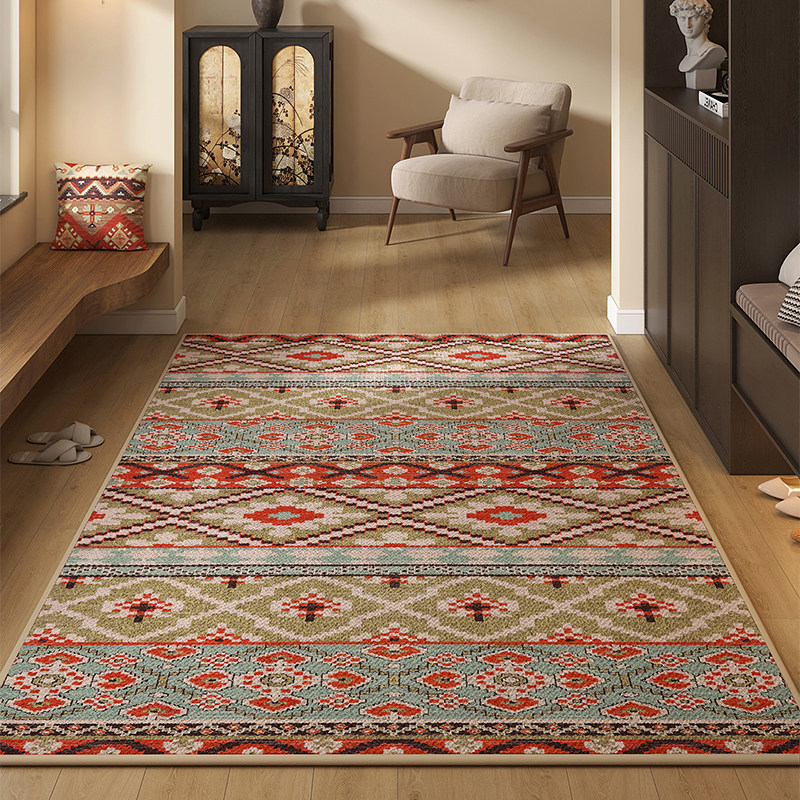 入户门垫玄关地毯除尘防滑门毯大门口耐脏地垫进门脚垫美式复古风,淘宝优惠券,粉丝福利购,淘宝优惠卷