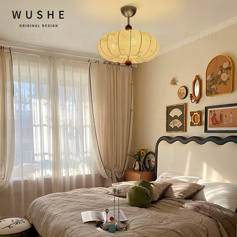 富贵法式复古中古吊灯卧室灯主灯餐厅灯书房房间主卧奶油风灯具,淘宝优惠券,粉丝福利购,淘宝优惠卷