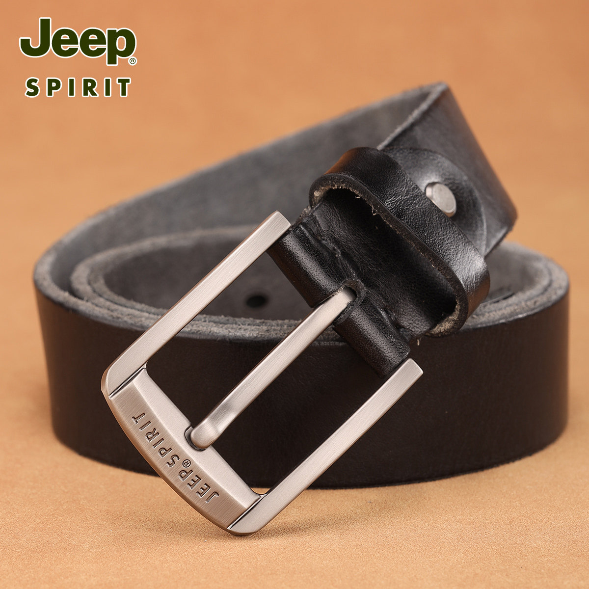 jeep美式工装复古手工男牛仔裤腰带 JEEPSPIRIT汇玺悦腰带/皮带/腰链