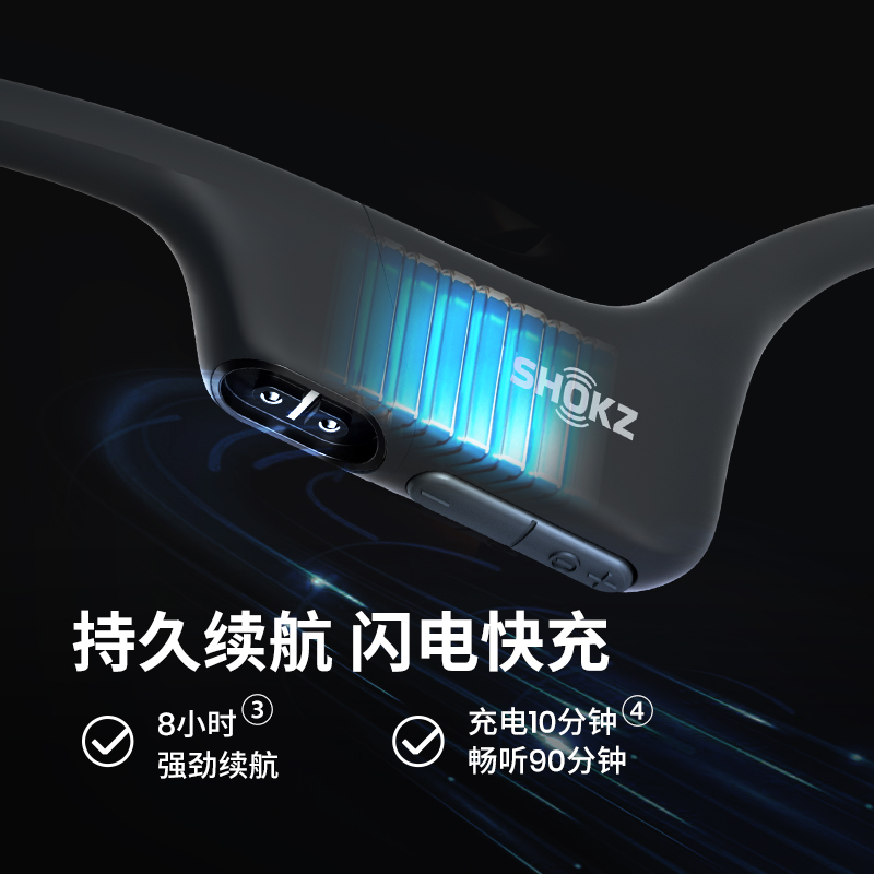 【2024新品】Shokz韶音OpenRun Air骨传导蓝牙耳机运动跑步不入耳 - 图3