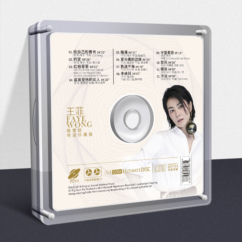 正版王菲-殿堂级粤语珍藏版专辑1:1母盘直刻母带高音质车载cd碟片-图0