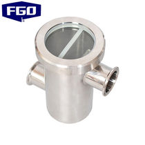 FGO Stainless Steel Quick Fit Air Blocker Sanitary Grade Anti-Fall Irrigation Floor Drain Air Partition cylinder 108-in