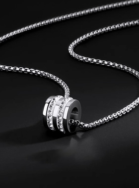 小众男士项链痞帅不掉色洗澡可带