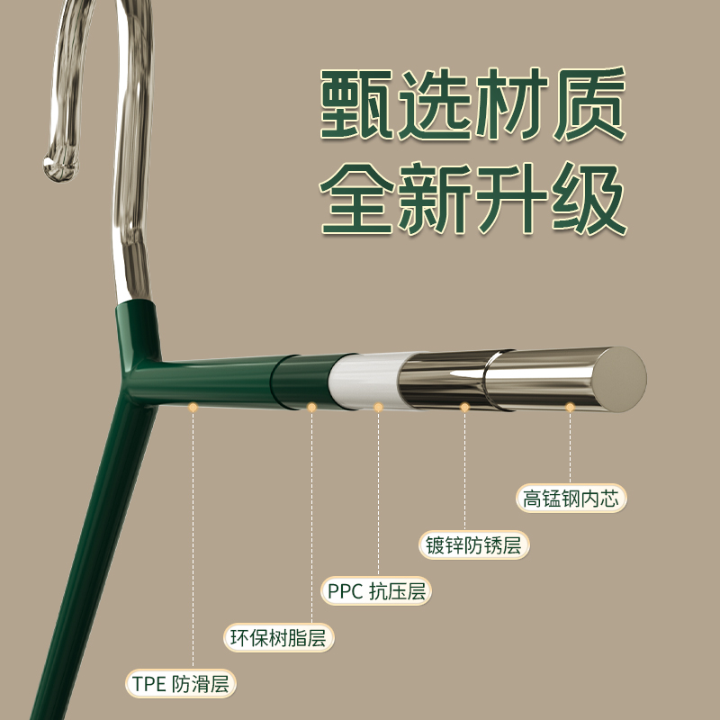 衣架家用挂衣无痕防滑防肩角轻奢高级衣柜晾衣架干湿两用衣服撑子-图3