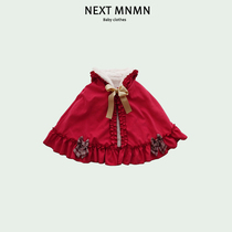 UK NEXT MNMN girls cloak child cloister thicken garnter warm medium long style with cap cloak cape 1