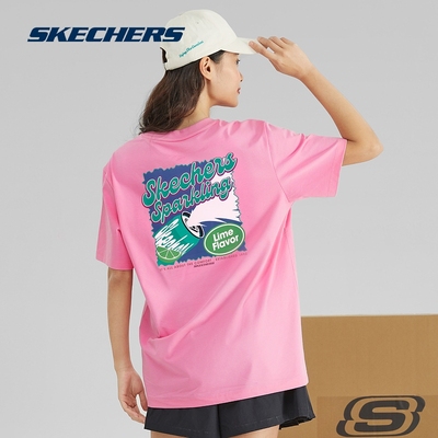 Skechers女男短袖t恤透气