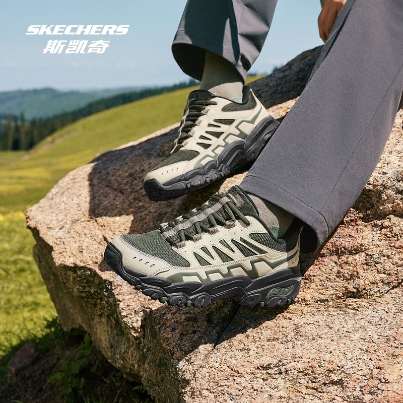 斯凯奇官方outlets游山户外鞋新款闪穿复合耐磨缓震女鞋运动鞋
