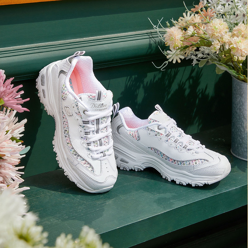 skechers官方outlets2023女小白鞋 skechersoutlet店板鞋/休闲鞋