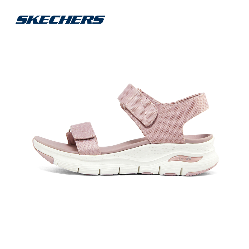 斯凯奇skechers官方outlets CALI沙滩鞋女款休闲轻质厚底凉鞋时尚 - 图3