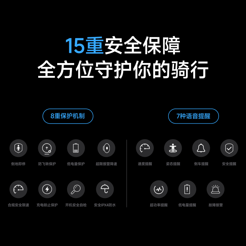 九号Ninebot电动9号平衡车L8小九米腿控智能儿童礼物L6岁以上代步 - 图3