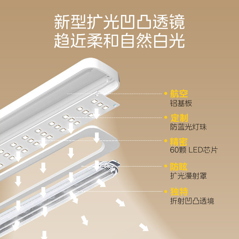 美的国aa级护眼台灯床头 midea美的美智阅读台灯(护眼灯/写字灯)