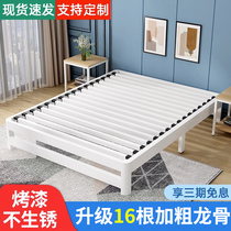 Iron Art Bed 1 8 m Iron Frame Double Bed Economy Type Headbed Bed Frame Tatami 1 5 Single Bed Simple Iron Bed