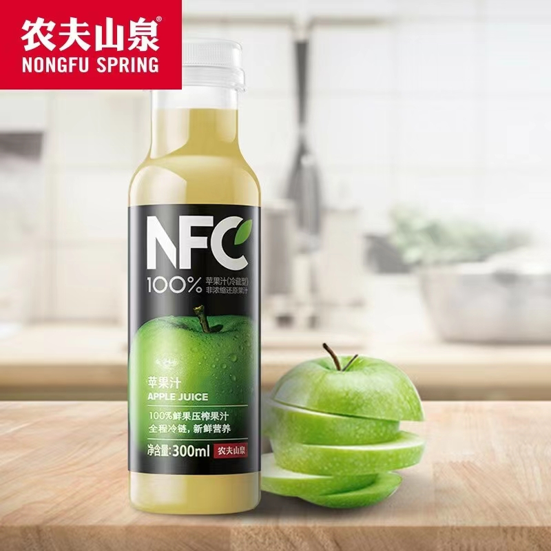 5月14日产【冷藏型】农夫山泉NFC果汁300ml*6鲜榨苹果凤梨汁橙汁 - 图2