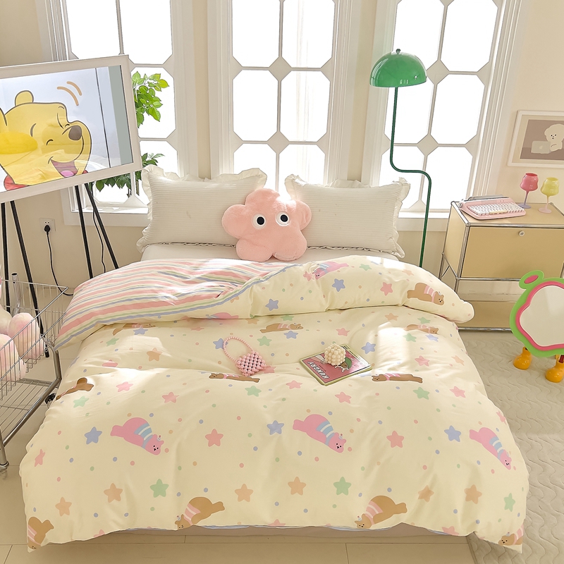 定做定制儿童卡通全棉被套幼儿园被单100%纯棉被罩订制任意尺寸