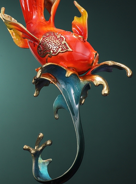 如鱼得水客厅装饰品轻奢