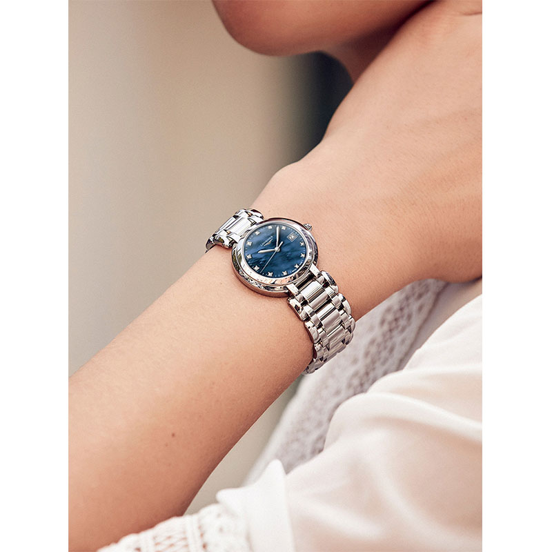 浪琴/Longines 心月系列 精钢 30MM 石英机芯 女表 L8.112.4.98.6