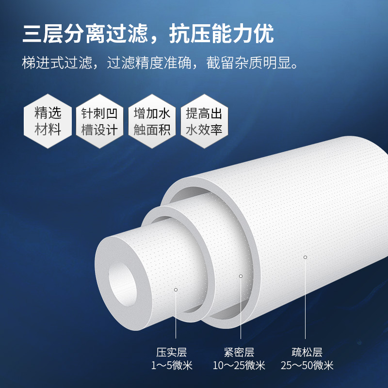 净水器滤芯家用pp棉10寸活性炭ro膜 远大健科电器净水器