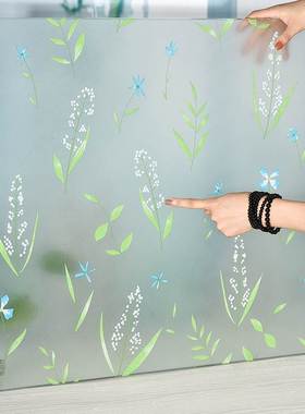 窗子玻璃窗防窥膜厨房贴纸带胶玻璃膜透光不透人卫生间窗户遮挡膜