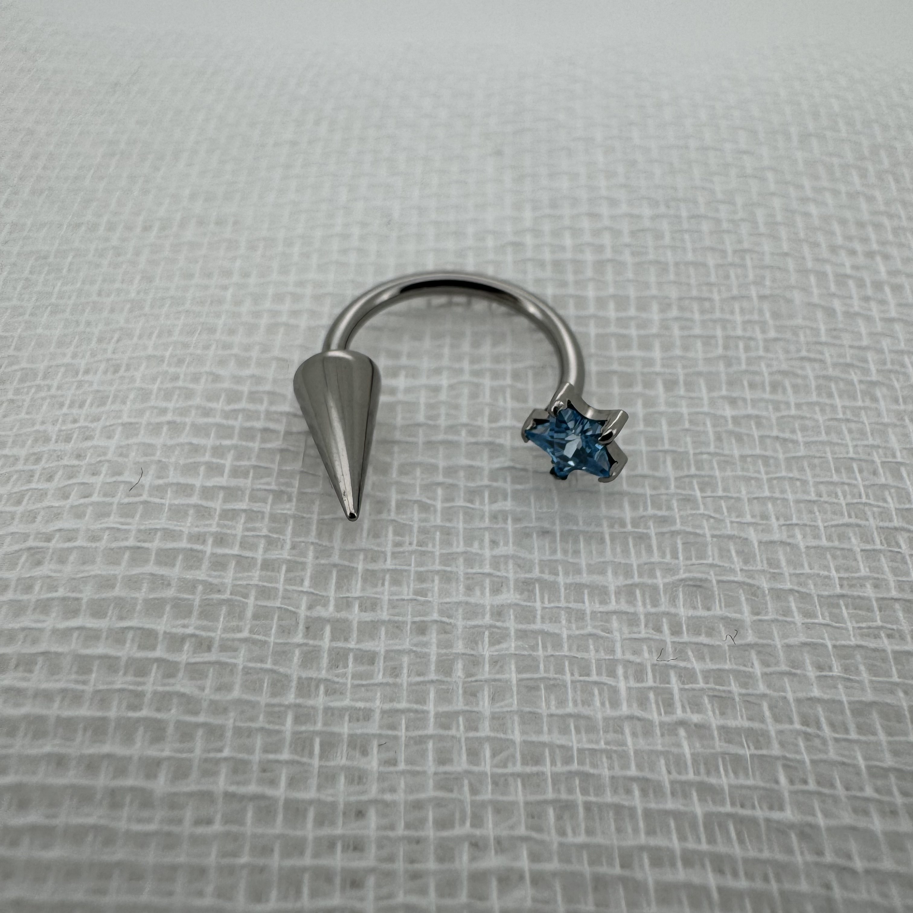 唇环钛合金马蹄环耳骨环耳环M0.9牙口内螺旋CZQY 100123,淘宝优惠券,粉丝福利购,淘宝优惠卷