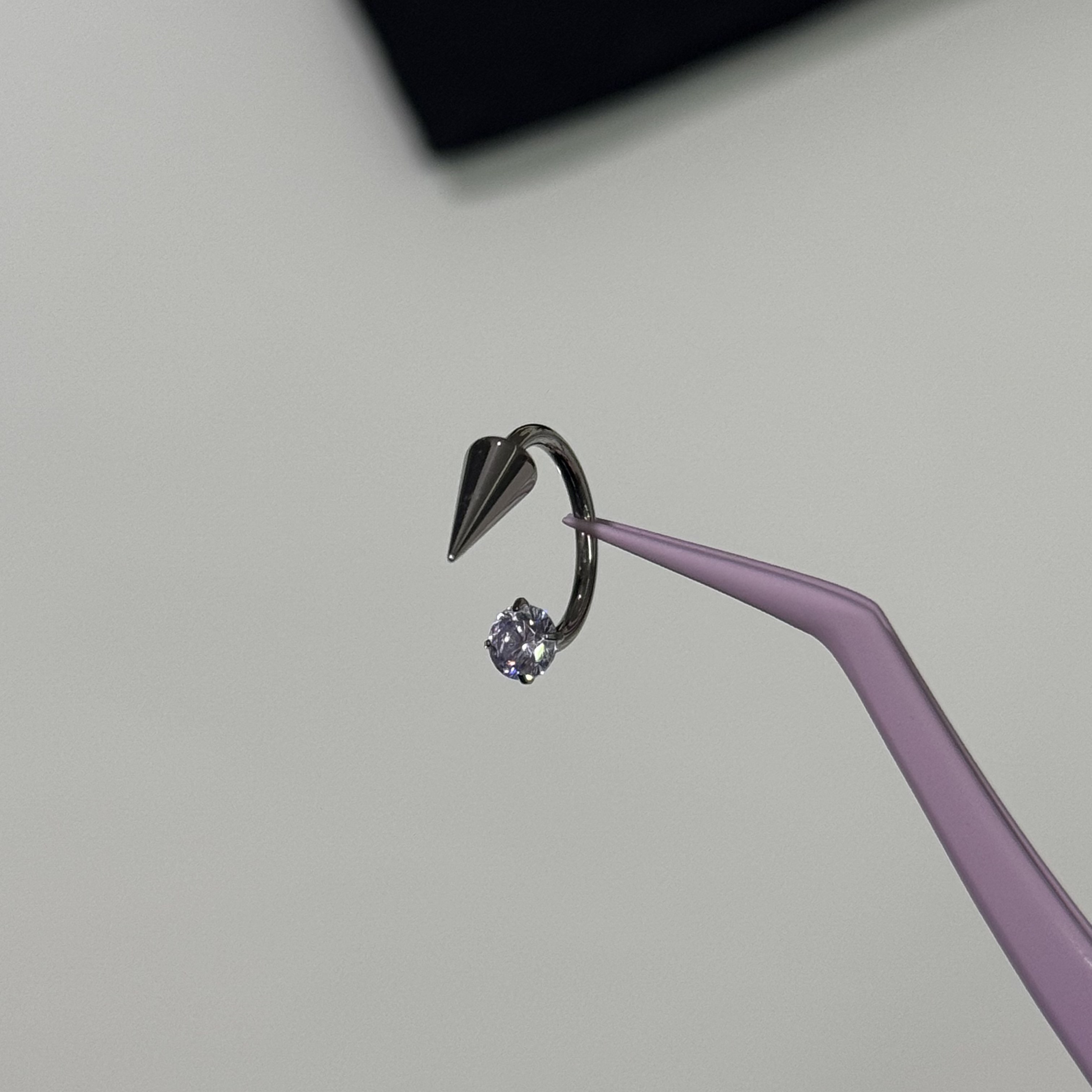 唇环钛合金马蹄环耳骨环耳环M0.9牙口内螺旋CZQY 10076,淘宝优惠券,粉丝福利购,淘宝优惠卷