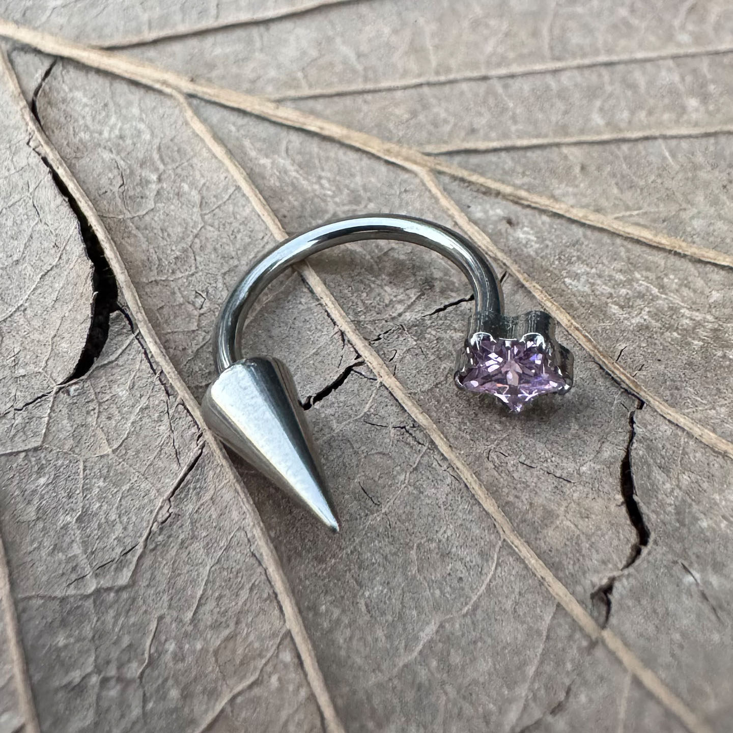 唇环钛合金马蹄环耳骨环耳环M0.9牙口内螺旋CZQY 100183,淘宝优惠券,粉丝福利购,淘宝优惠卷