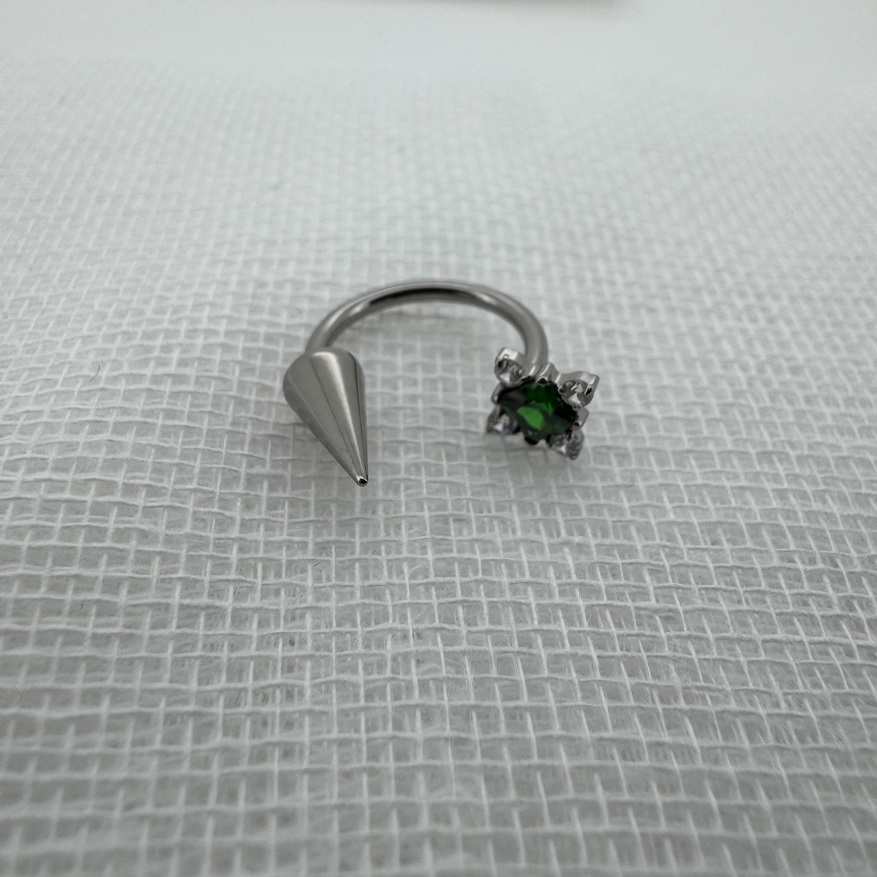 唇环钛合金马蹄环耳骨环耳环M0.9牙口内螺旋CZQY 100162,淘宝优惠券,粉丝福利购,淘宝优惠卷