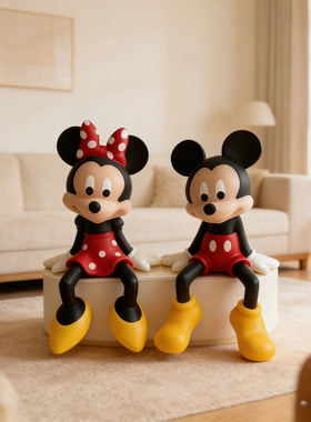 【乔迁礼物】米奇情侣坐姿摆件
